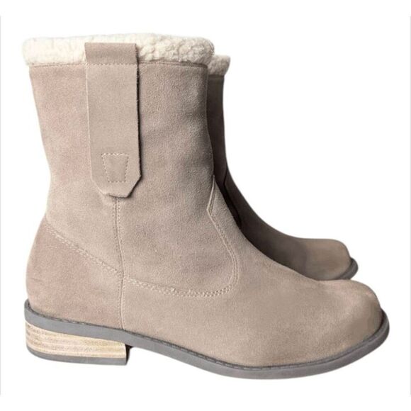 SOLE SOCIETY Verona Shearling Lined Mid Calf Boot Size 6.5 - Picture 3 of 9